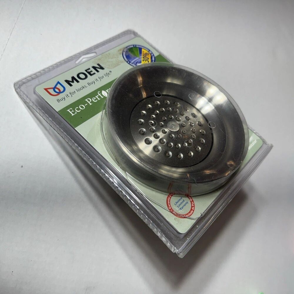 Moen Eco-Performance Shower Head 21103CBN Brushed Nickel- Open Box